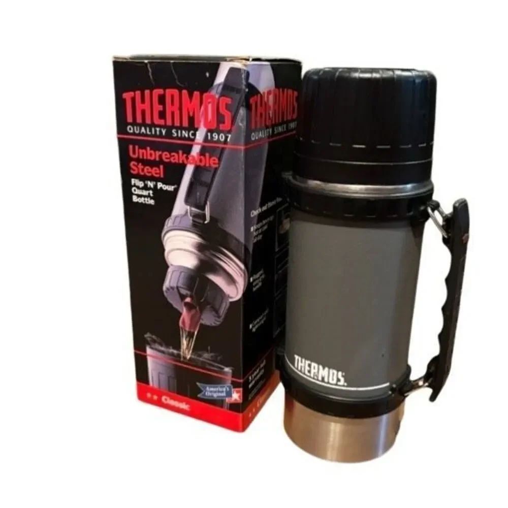 Thermos Vacuum Bottle Stopper No. 781 Flip ‘N’ Pour 1 Quart Bottle